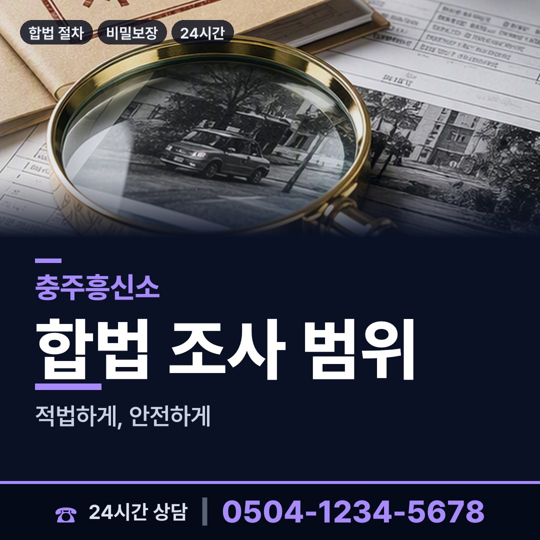 충주 동량면 법인신용조사 상담 안내